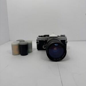 Olympus OM-2N 35mm Film Camera w/ Tokina 28-85mm f/3.5-4.5 Zoom Lens +Film Rolls